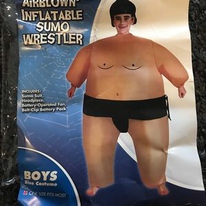 Inflatable Sumo Wrestler kids costume